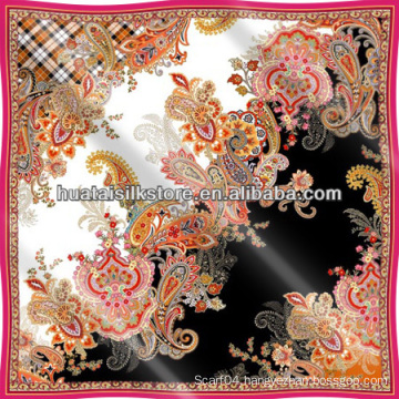 Italian Paisley Style Silk Foulard 2014